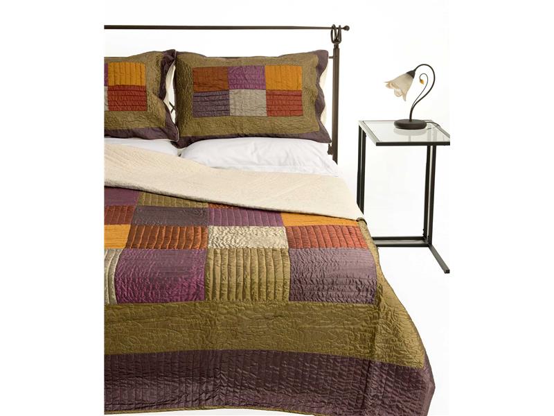 ΚΟΥΒΕΡΛΙ σετ (160cm x 220cm + 1 x 50cm x 70cm)  6153 λαδί