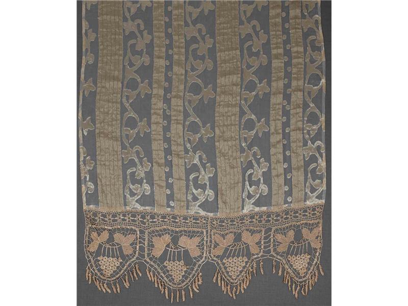 κουρτίνα 014 (90cm x 130cm) ecru με τιράντα