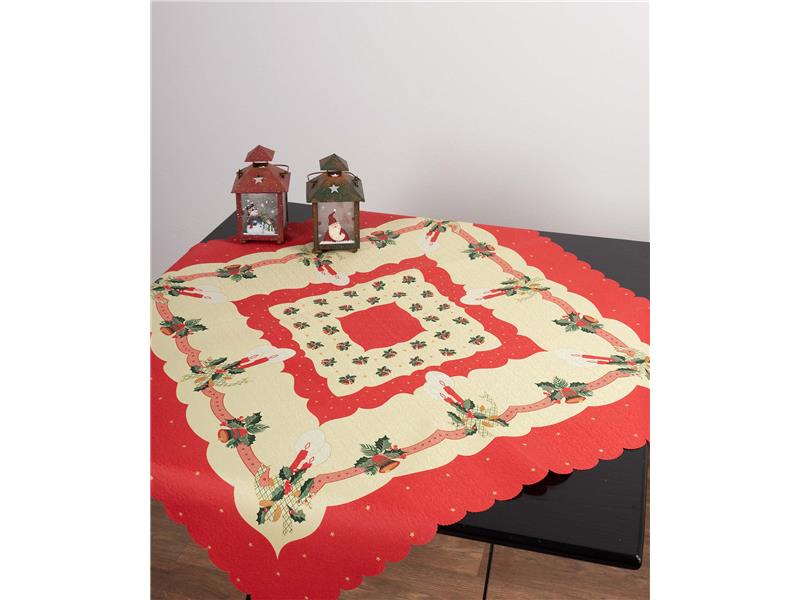χριστουγεννιάτικο τραπεζομάντηλο ( 140cm x 180cm) κερί