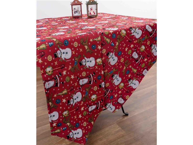 χριστουγεννιάτικη τραβέρσα  (45cm x 170cm) κόκκινος ’ι Βασίλης