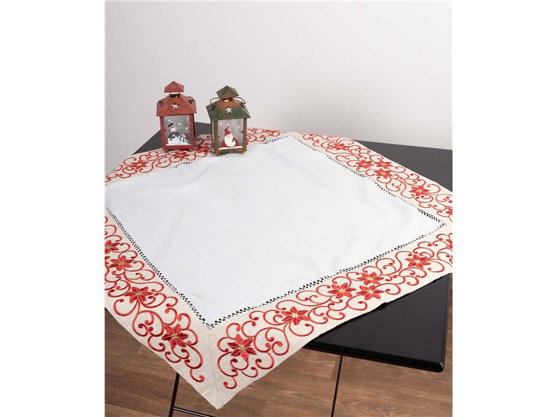 χριστουγεννιάτικο τραπεζομάντηλο (160cm x 220cm)  9016 άμμου