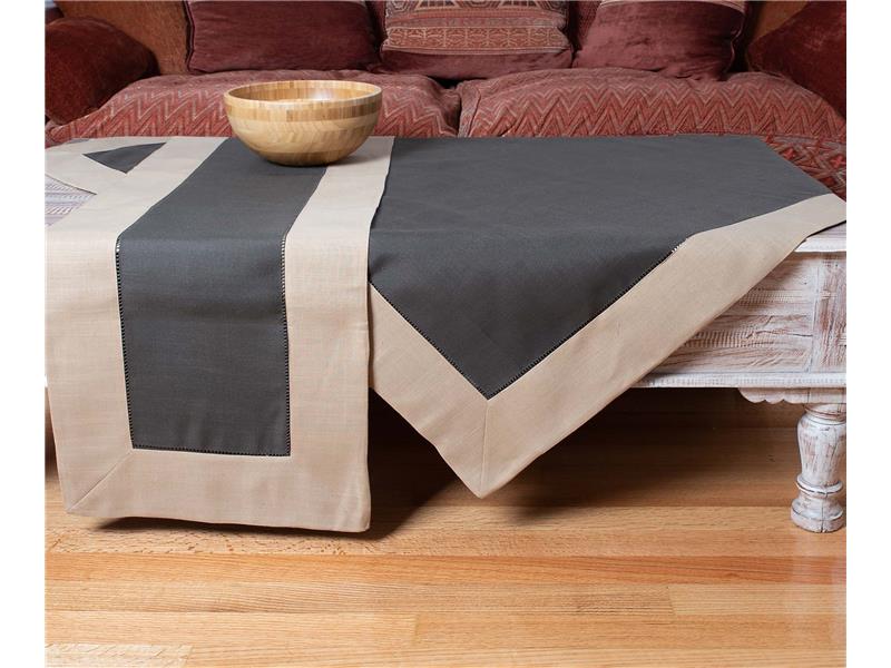 τραπεζομάντηλα (140cm x 180cm) bg17 μπεζ/καφέ