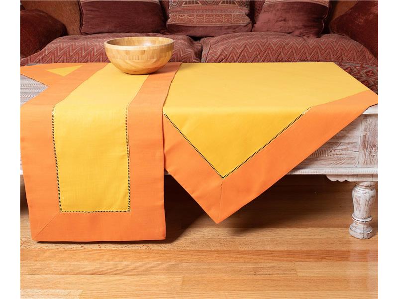 καρέ (90cm x 90cm)  bg17 κροκί/ώχρα