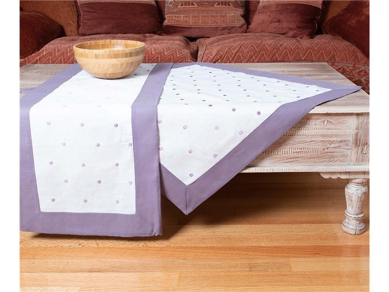 τραβέρσα ( 45cm x 170cm) spot μωβ