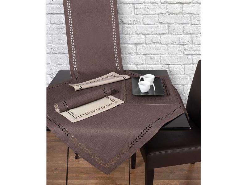 καρέ (90cm x 90cm) bg18 καφέ/μπεζ