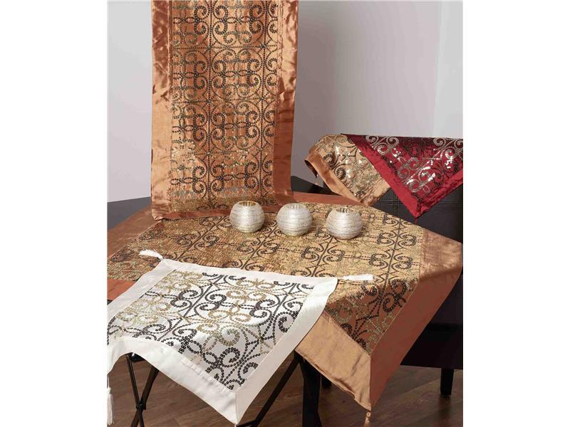 Σετ 7 τεμαχίων  (90cm x 90cm 40cm x 110cm 2x60cm x 60cm 2x 40cm x 40cm 140cm x 140cm) 6309 χρυσό