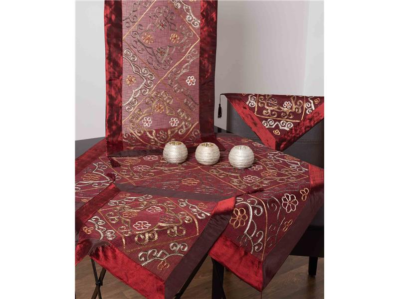 Σετ 7 τεμαχίων ( (90cm x 90cm 40cm x 110cm 2x60cm x 60cm 2x 40cm x 40cm 140cm x 140cm) 6110 κόκκινο