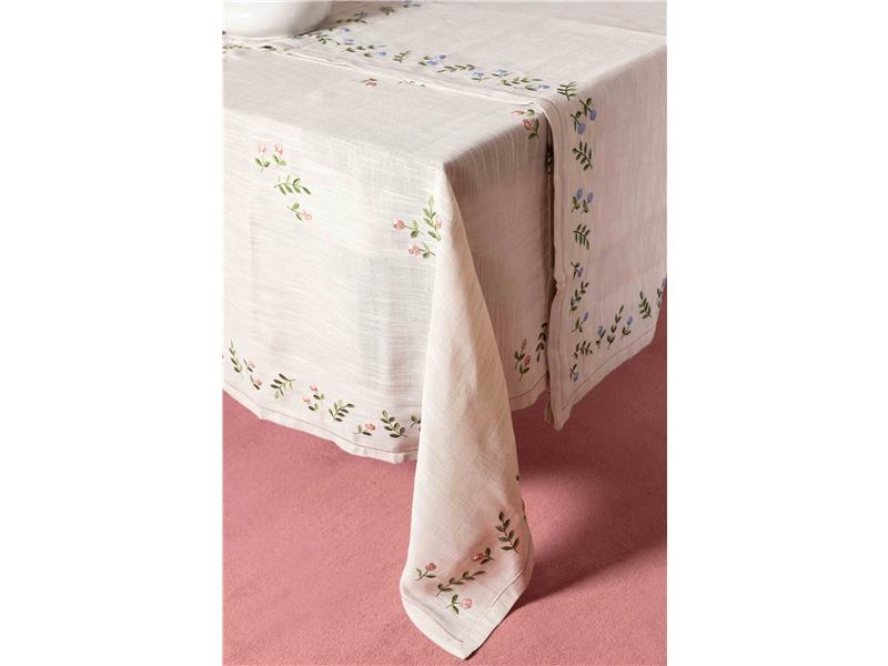 καρέ ( 90cm x 90cm) 866 άμμου/σιέλ