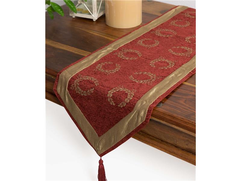 τραβέρσα  (33cm X 170cm)  6416 μπορντώ