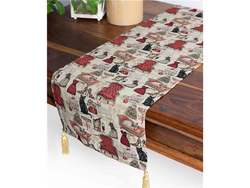 τραβέρσα  (35cm X 175cm)  γάτες