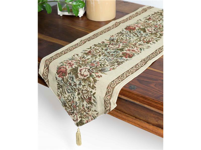 τραβέρσα  (33cm X 175cm)  xm015 ivory