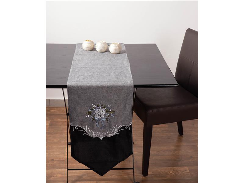 τραβέρσα  (45cm X 170cm)  970 μαύρο