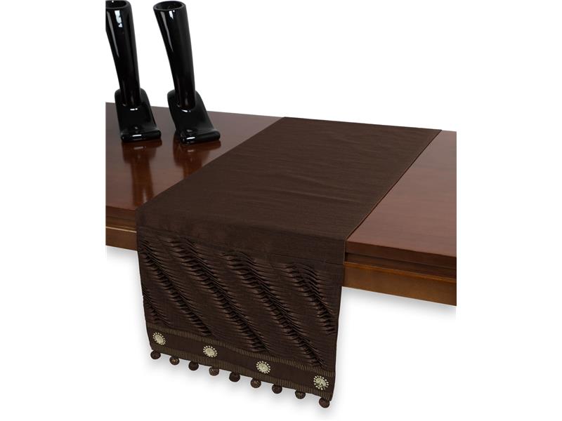 τραβέρσα  (40cm X 170cm)  3819 καφέ