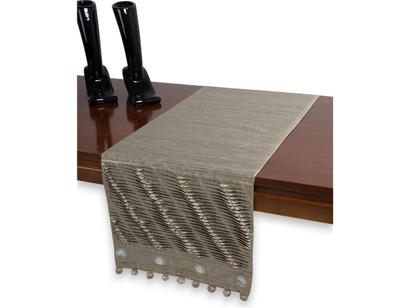 τραβέρσα  (40cm X 170cm)  3819 λαδί