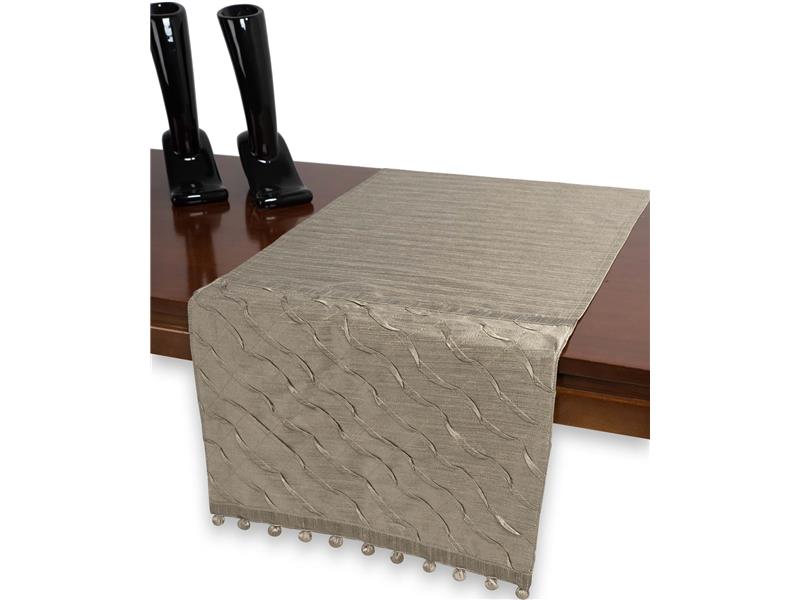 τραβέρσα  (40cm X 170cm)  3874 λαδί