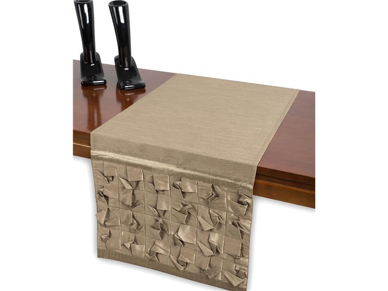 τραβέρσα  (40cm X 170cm)  3918 λαδί ανοιχτό