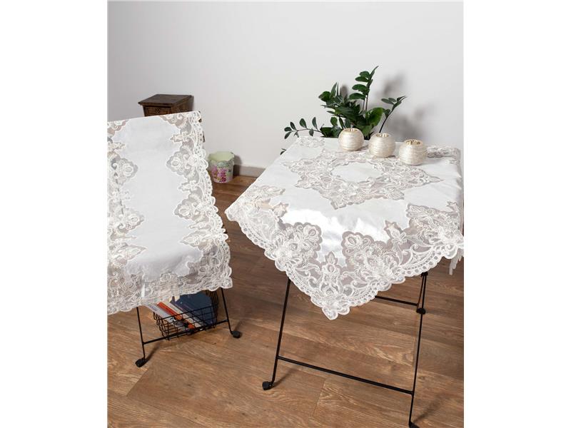 τραπεζοκαρέ (140cm X 140cm)  YL169-14B λευκό