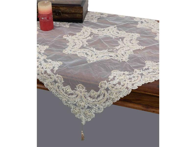 τραπεζοκαρέ (140cm X 140cm) YL135-128A χρυσό
