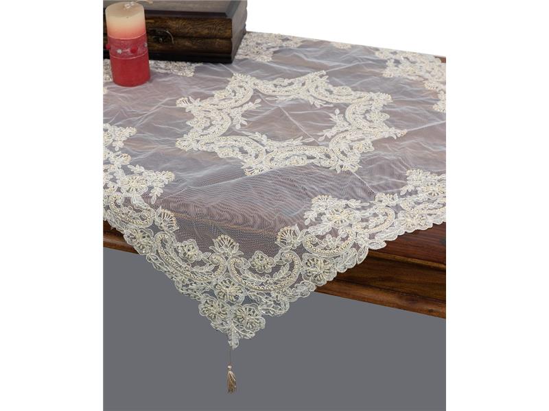 τραπεζοκαρέ  (140cm X 140cm) YL135-128A λευκό