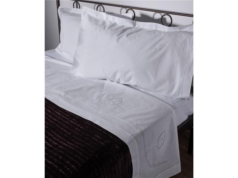 ΧΕΙΡΟΠΟΙΗΤΟ ΣΕΝΤΟΝΙ 2471 ΤΡΙΩΝ ΤΕΜΑΧΙΩΝ (225CM X 270CM) ΛΕΥΚΟ