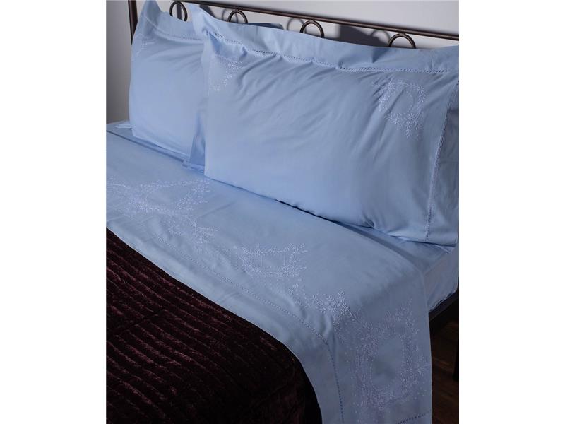 ΧΕΙΡΟΠΟΙΗΤΟ ΣΕΝΤΟΝΙ 624 ΤΕΣΣΑΡΩΝ ΤΕΜΑΧΙΩΝ (225CM X 270CM) σιέλ