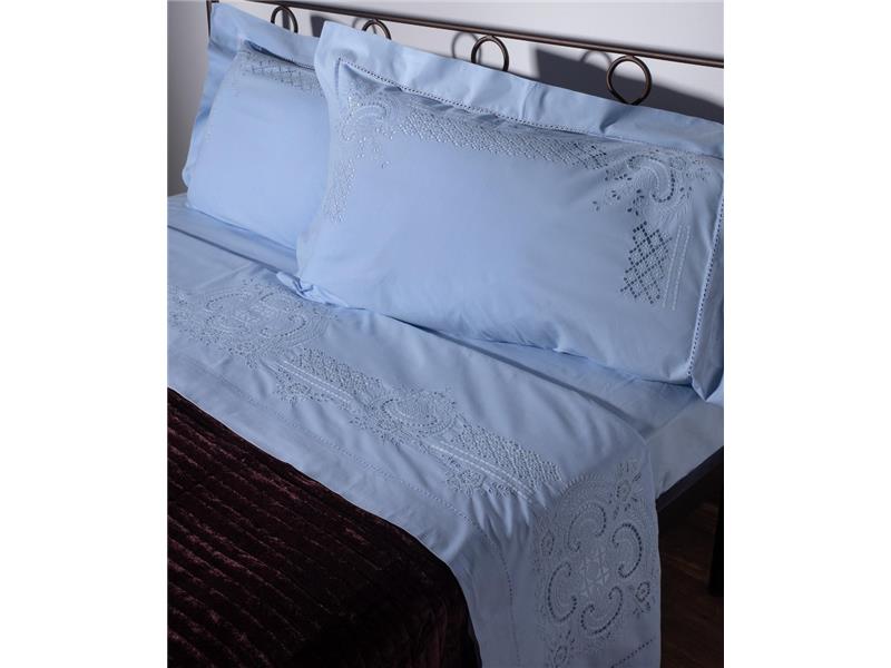 ΧΕΙΡΟΠΟΙΗΤΟ ΣΕΝΤΟΝΙ 710 ΤΕΣΣΑΡΩΝ ΤΕΜΑΧΙΩΝ (225CM X 270CM) ΣΙΕΛ