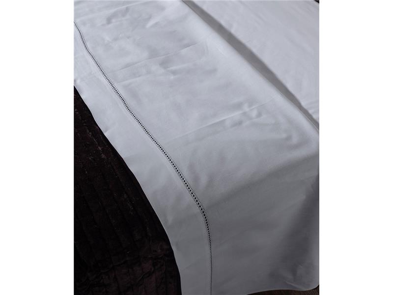 ΧΕΙΡΟΠΟΙΗΤΟ ΣΕΝΤΟΝΙ ΜΕ ΑΖΟΥΡ ΝΧ46  (180CM X 250CM) ΛΕΥΚΟ