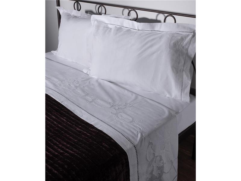 ΣΕΝΤΟΝΙ 415/37 ΤΡΙΩΝ ΤΕΜΑΧΙΩΝ (225CM X 270CM) ΛΕΥΚΟ