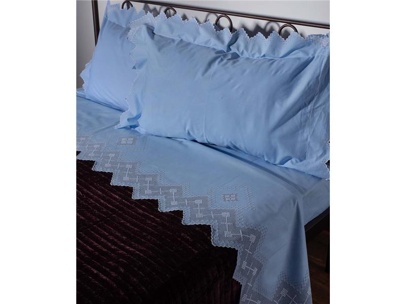 ΧΕΙΡΟΠΟΙΗΤΟ ΣΕΝΤΟΝΙ 712 ΦΙΛΤΙΡΕ ΤΕΣΣΑΡΩΝ ΤΕΜΑΧΙΩΝ (225CM X 270CM) ΣΙΕΛ