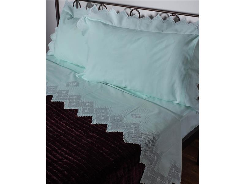 ΧΕΙΡΟΠΟΙΗΤΟ ΣΕΝΤΟΝΙ 712 ΦΙΛΤΙΡΕ ΤΕΣΣΑΡΩΝ ΤΕΜΑΧΙΩΝ (225CM X 270CM) ΠΡΑΣΙΝΟ