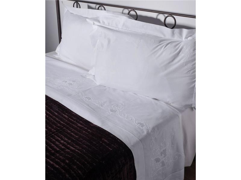 ΧΕΙΡΟΠΟΙΗΤΟ ΣΕΝΤΟΝΙ 4480 ΤΡΙΩΝ ΤΕΜΑΧΙΩΝ (225CM X 270CM) ΛΕΥΚΟ