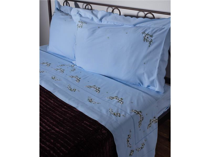 ΧΕΙΡΟΠΟΙΗΤΟ ΡΟΚΟΚΟ ΣΕΝΤΟΝΙ 7003 ΤΕΣΣΑΡΩΝ ΤΕΜΑΧΙΩΝ (225CM X 270CM)  ΣΙΕΛ