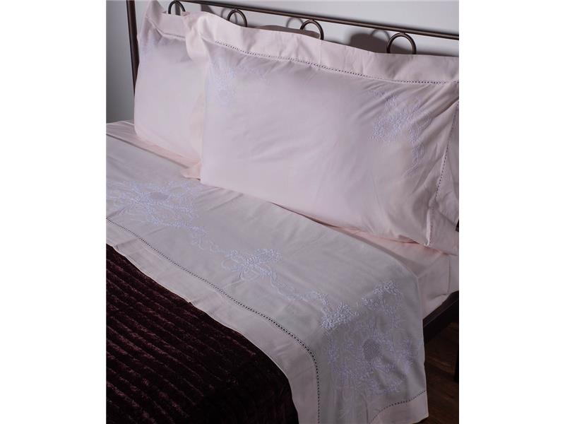 ΧΕΙΡΟΠΟΙΗΤΟ ANEBATO ΣΕΝΤΟΝΙ 2827 ΤΕΣΣΑΡΩΝ ΤΕΜΑΧΙΩΝ (225CM X 270CM) ΡΟΖ