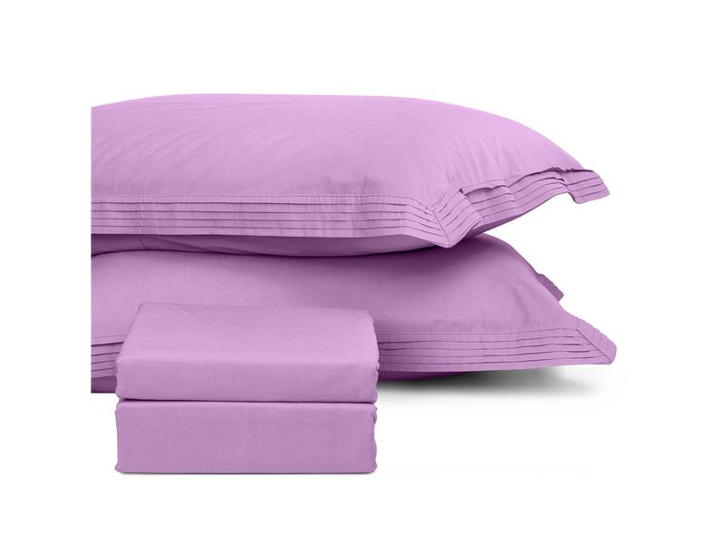 Σετ σεντόνια μονά μονόχρωμα Nonstop Art 1850 170x240 Μωβ  