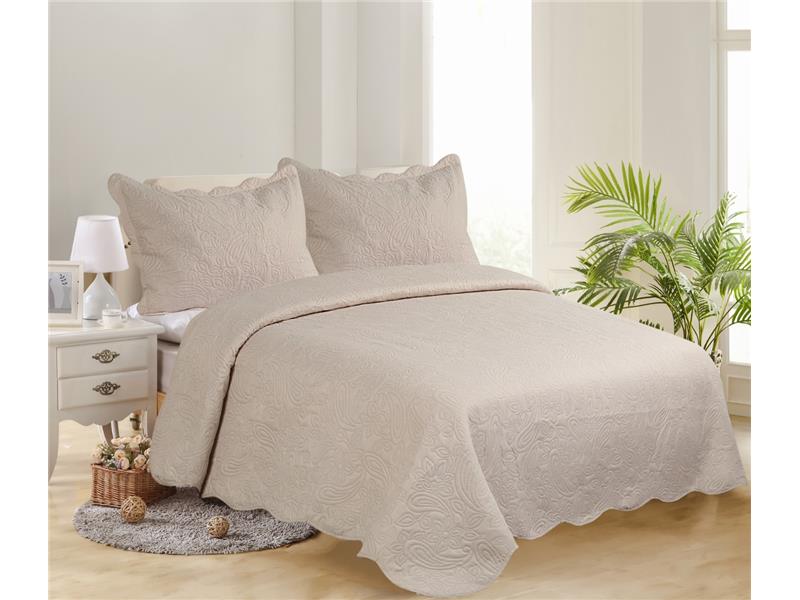 ΜΟΝΟ ΚΟΥΒΕΡΛΙ SOLID ( 160cm x 220cm + 1 x 50cm x 70cm ) camel/camel