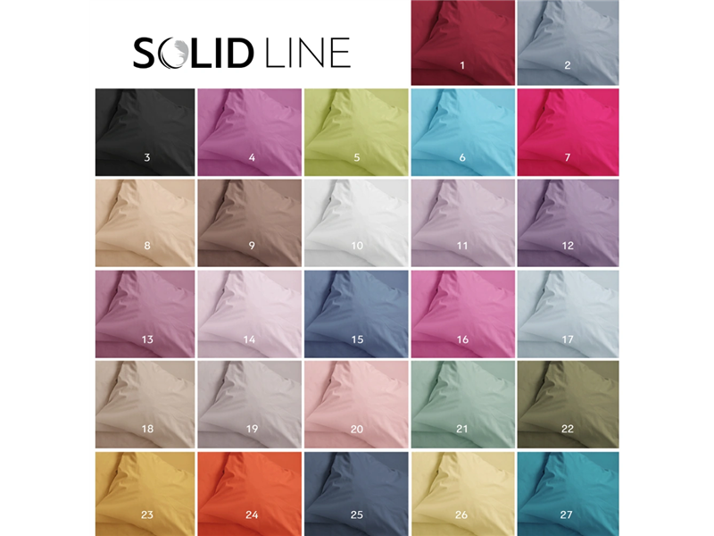 Σεντόνι Μονόχρωμο Solid Διπλό