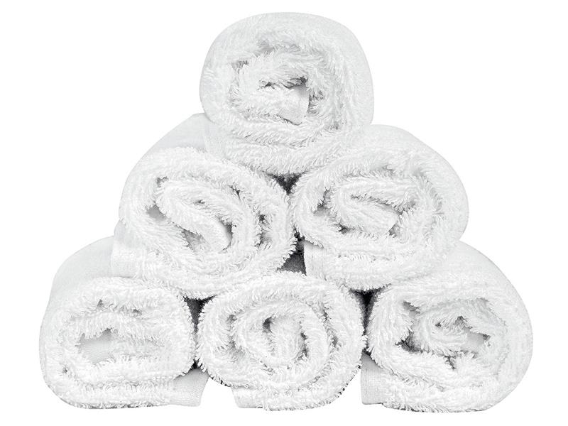 Πετσέτα Λαβέτα Ξενοδοχείου 500gsm Plain 100% Cotton 30x30 Λευκό  