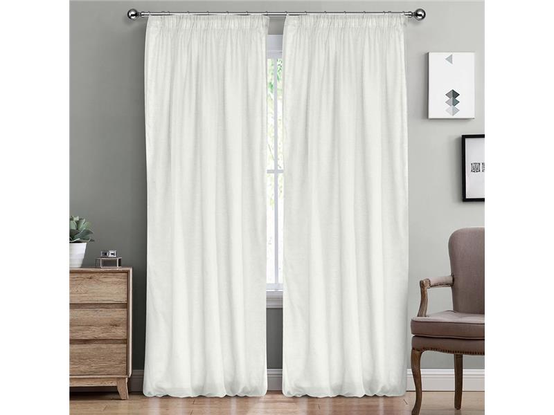 LINO ΚΟΥΡΤΙΝΑ LINE ΜΕ ΤΡΕΣΑ 090 WHITE 300X295