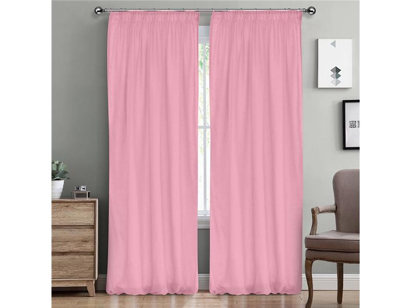 LINO ΚΟΥΡΤΙΝΑ LINE ΜΕ ΤΡΕΣΑ 301 PINK 145X295