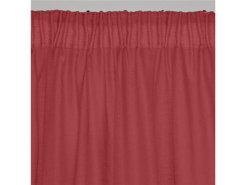 LINO ΚΟΥΡΤΙΝΑ LINE ΜΕ ΤΡΕΣΑ 401 RED 145X295