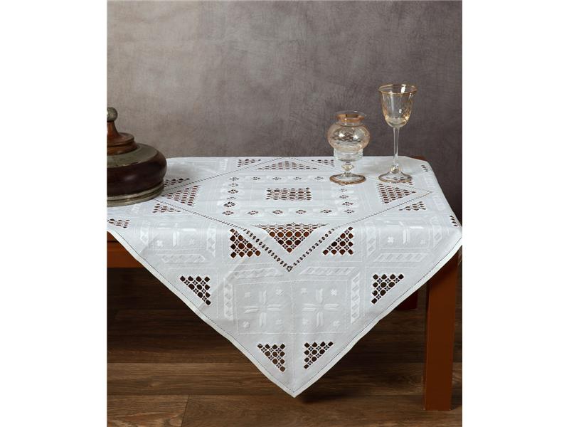 Χειροποίητο λευκαδίτικο καρέ 342-1 (90cm x 90cm)