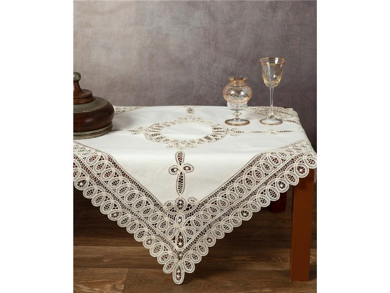 Καρέ 4002 (90cm x 90cm) μπέζ