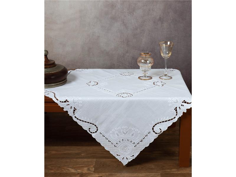 Χειροποίητο καρέ 461 (90cm x 90cm) λευκό