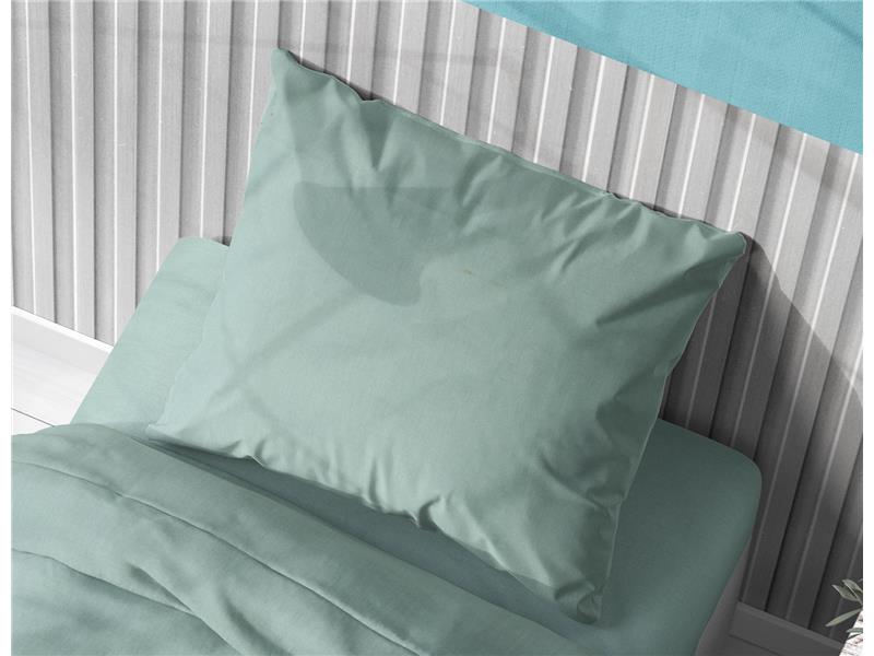 ΜΑΞΙΛΑΡΟΘΗΚΗ  Cotton 100% 50Χ70 Solid 497 Aqua