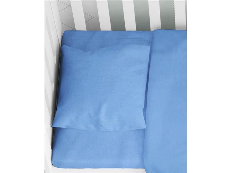 ΜΑΞΙΛΑΡΟΘΗΚΗ ΒΡΕΦ Cotton 100% 35Χ45 Solid 498 Sky blue