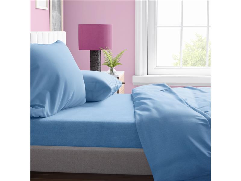 ΠΑΠΛΩΜΑΤΟΘΗΚΗ  Cotton 100% 220Χ240 Solid 498 Sky blue