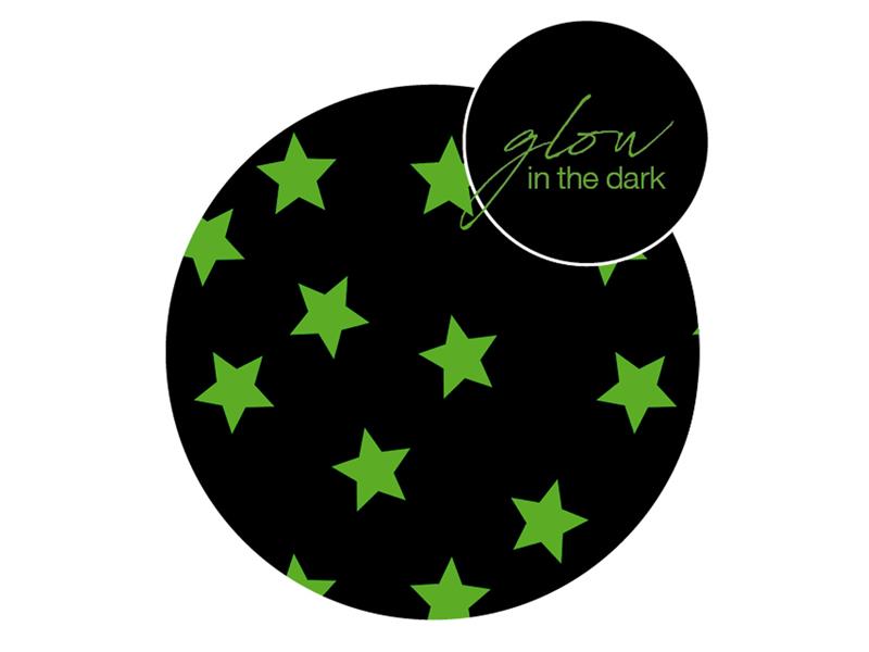 Κουβέρτα Fleece Φωσφοριζέ Borea Starlight Σιέλ 150x220