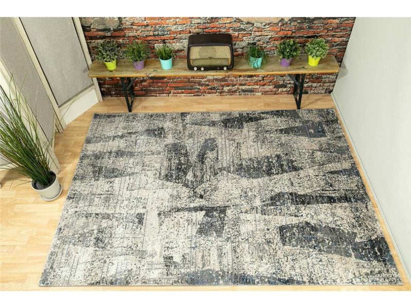 Χαλί Ανάγλυφο ezzo Elegant 9673CD Grey Blue