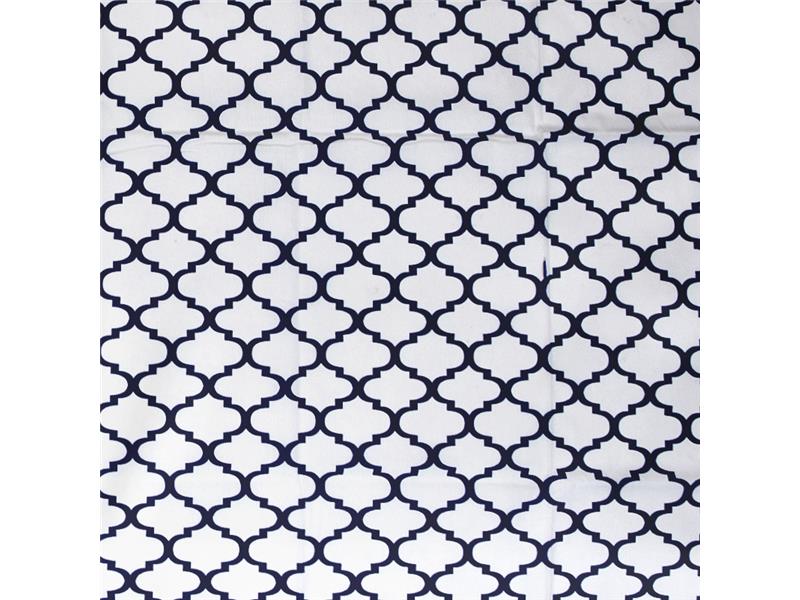 ΣΕΝΤΟΝΑΚΙ ΛΙΚΝΟΥ ΒΡΕΦ Cotton 100% 80Χ110 Windows 176  White-Dark blue