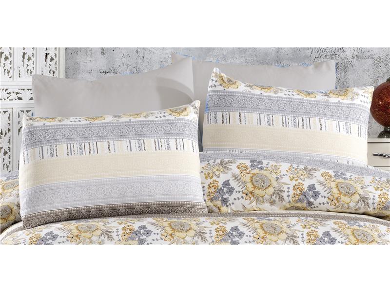 ΜΑΞΙΛΑΡΟΘΗΚΗ ΕΜΠΡΙΜΕ  Cott/Pol 70/30 50Χ70 Ηλιαχτίδα 370 Grey-Beige